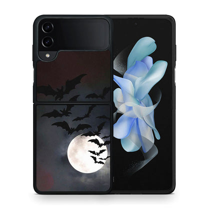 Halloween Bat Night - Samsung Galaxy Z Flip4 θήκη
