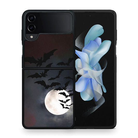 Halloween Bat Night - Samsung Galaxy Z Flip4 θήκη