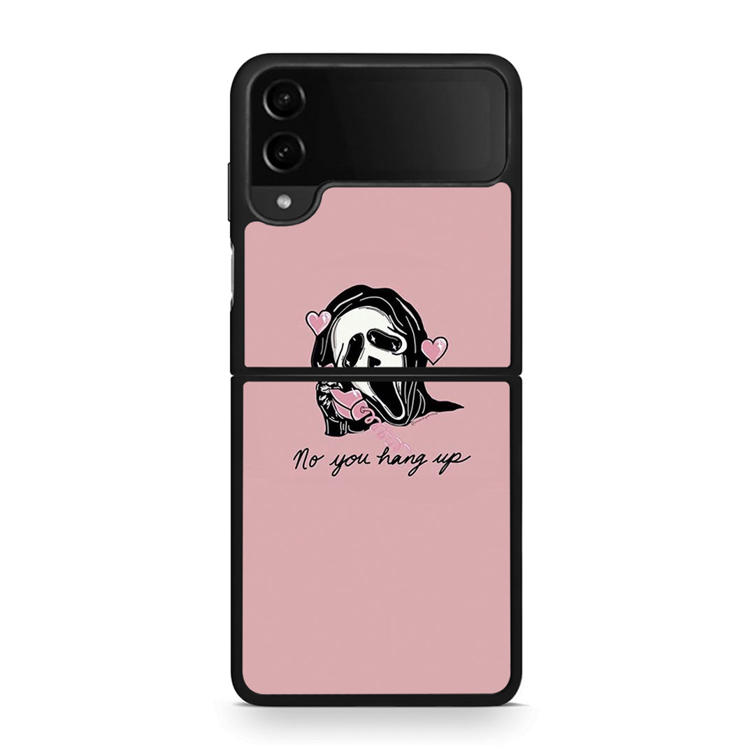 Samsung Galaxy Z Flip4 Halloween Hang Up Θήκη από τη Smartfits με σχέδιο στο πίσω μέρος και μαύρο περίβλημα | Smartphone case with colorful back and black bezels by Smartfits