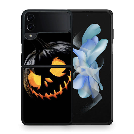 Halloween Scary Pumpkin - Samsung Galaxy Z Flip4 θήκη
