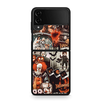 Samsung Galaxy Z Flip4 Halloween Spooky Season Θήκη από τη Smartfits με σχέδιο στο πίσω μέρος και μαύρο περίβλημα | Smartphone case with colorful back and black bezels by Smartfits
