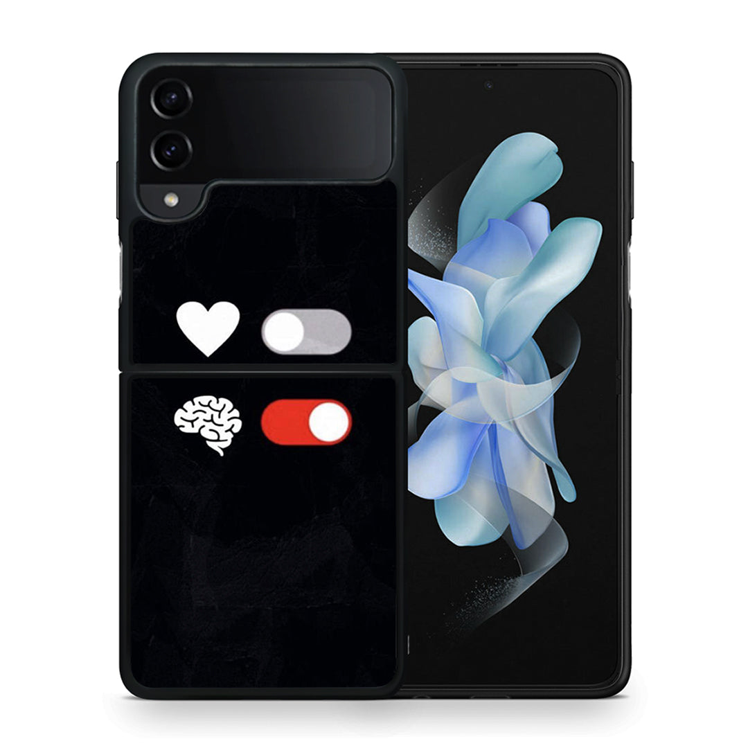 Heart Vs Brain - Samsung Galaxy Z Flip4 θήκη