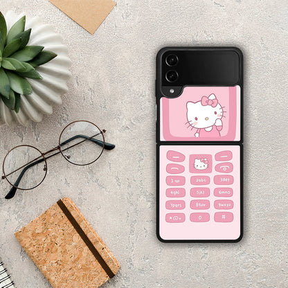 Hello Kitten - Samsung Galaxy Z Flip4 θήκη