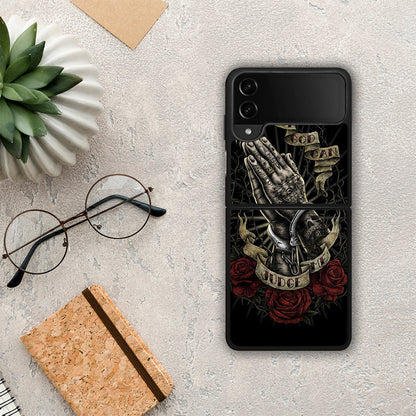 Judge By God - Samsung Galaxy Z Flip4 θήκη