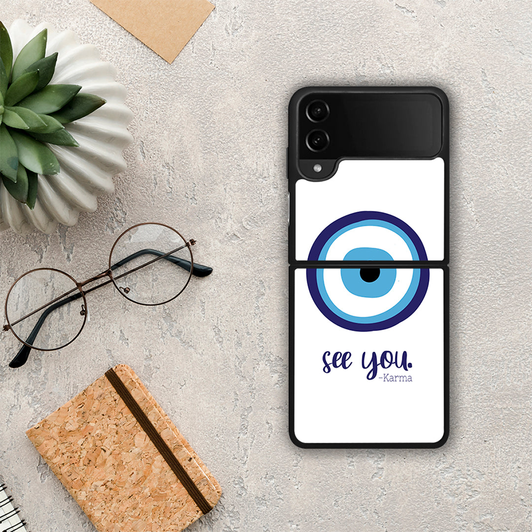 Karma Says - Samsung Galaxy Z Flip4 θήκη