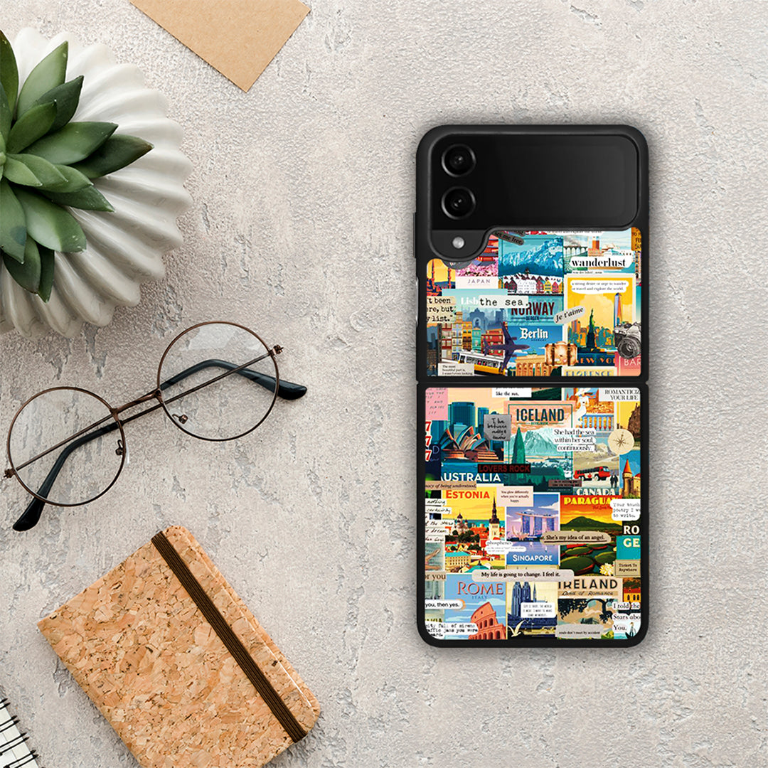 Live To Travel - Samsung Galaxy Z Flip4 θήκη