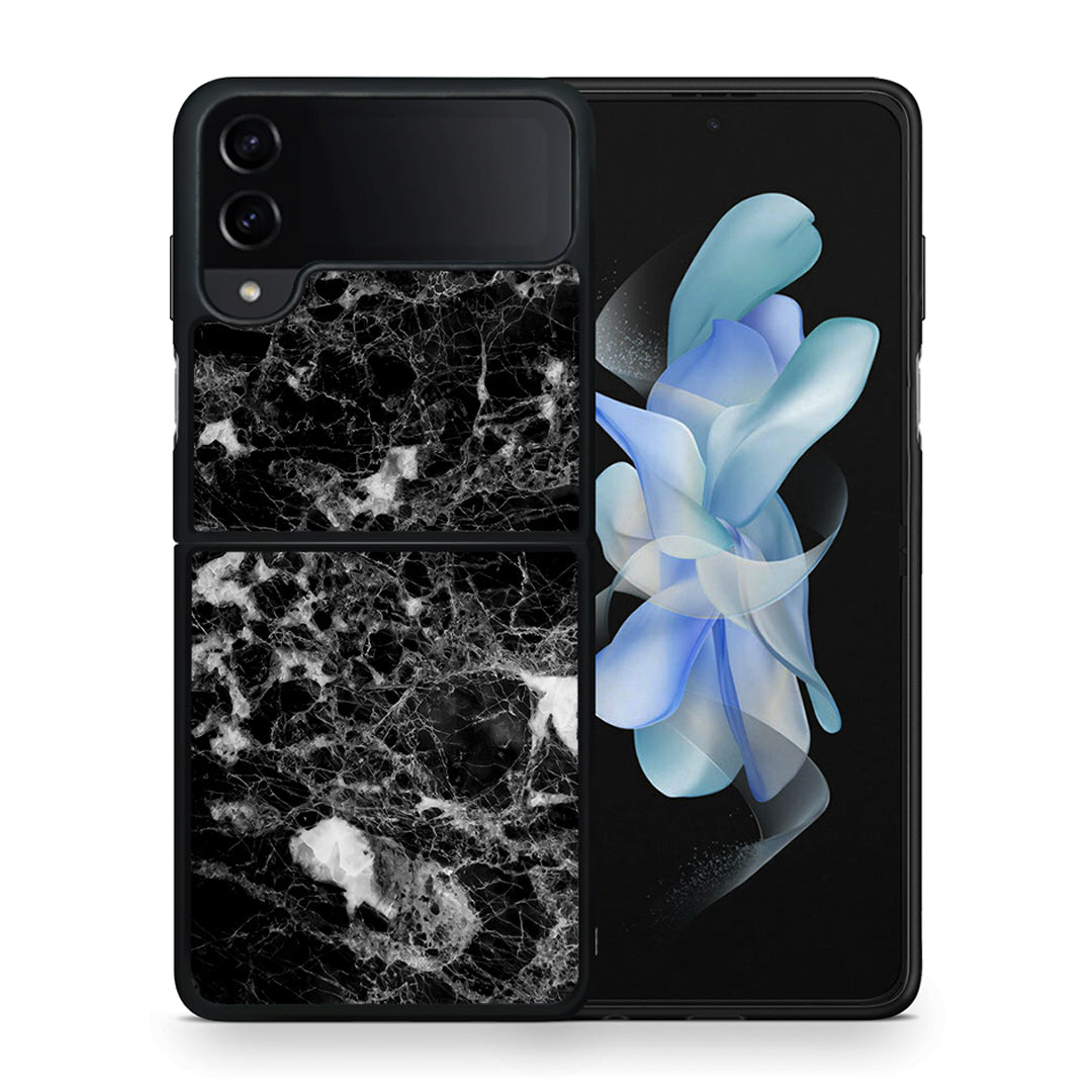Θήκη Samsung Galaxy Z Flip4 Male Marble από τη Smartfits με σχέδιο στο πίσω μέρος και μαύρο περίβλημα | Samsung Galaxy Z Flip4 Male Marble case with colorful back and black bezels