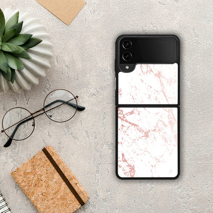 Marble Pink Splash - Samsung Galaxy Z Flip4 θήκη