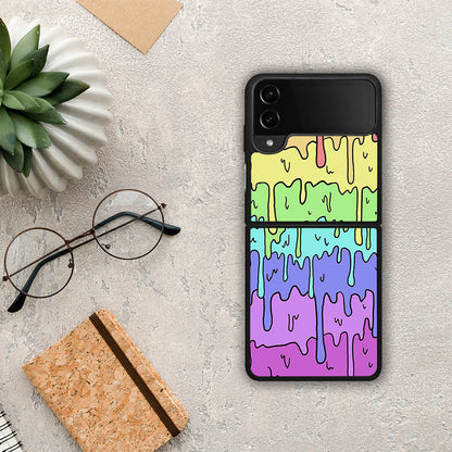 Melting Rainbow - Samsung Galaxy Z Flip4 θήκη
