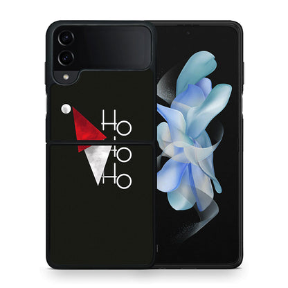 Θήκη Samsung Galaxy Z Flip4 Minimal Christmas από τη Smartfits με σχέδιο στο πίσω μέρος και μαύρο περίβλημα | Samsung Galaxy Z Flip4 Minimal Christmas case with colorful back and black bezels