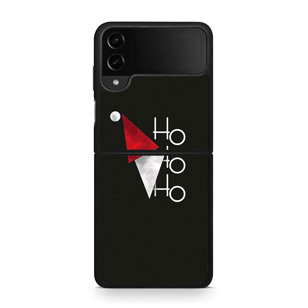 Samsung Galaxy Z Flip4 Minimal Christmas θήκη από τη Smartfits με σχέδιο στο πίσω μέρος και μαύρο περίβλημα | Smartphone case with colorful back and black bezels by Smartfits