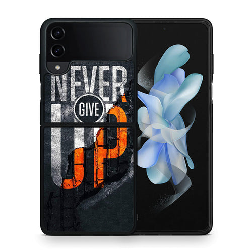 Never Give Up - Samsung Galaxy Z Flip4 θήκη