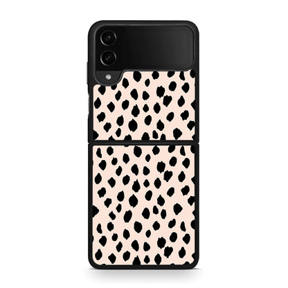 Samsung Galaxy Z Flip4 New Polka Dots θήκη από τη Smartfits με σχέδιο στο πίσω μέρος και μαύρο περίβλημα | Smartphone case with colorful back and black bezels by Smartfits