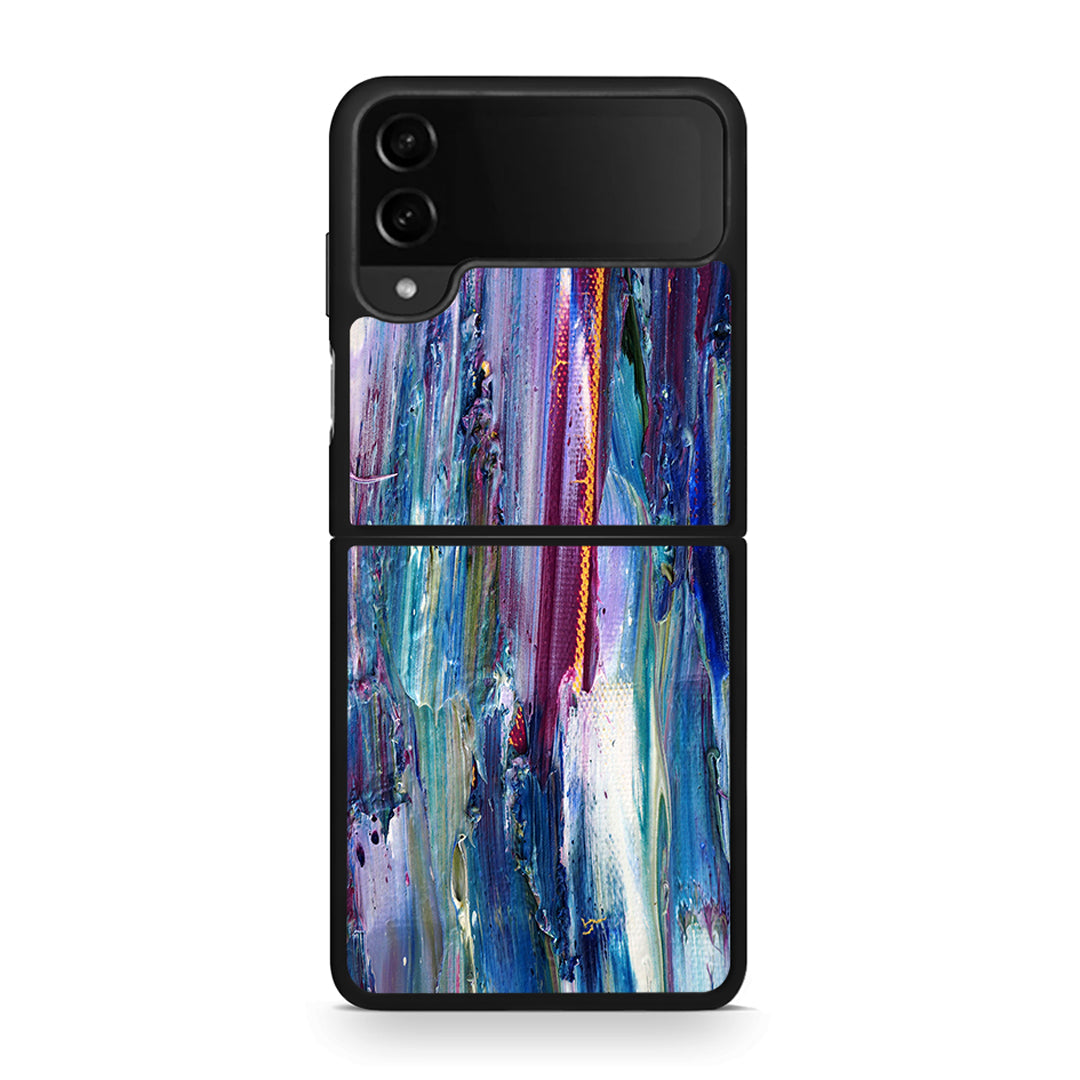 99 - Samsung Galaxy Z Flip4 Paint Winter case, cover, bumper