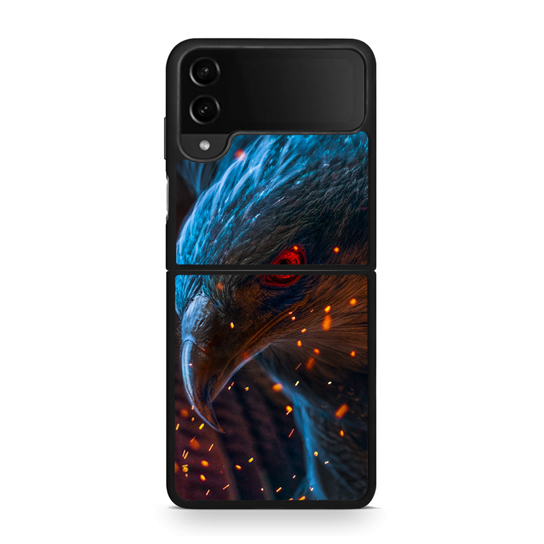 4 - Samsung Galaxy Z Flip4 Eagle PopArt case, cover, bumper