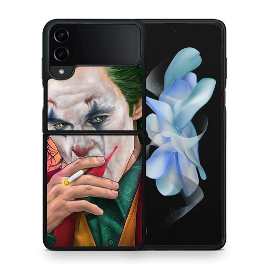 Θήκη Samsung Galaxy Z Flip4 JokesOnU PopArt από τη Smartfits με σχέδιο στο πίσω μέρος και μαύρο περίβλημα | Samsung Galaxy Z Flip4 JokesOnU PopArt case with colorful back and black bezels