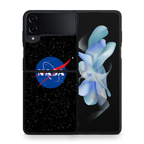 Θήκη Samsung Galaxy Z Flip4 NASA PopArt από τη Smartfits με σχέδιο στο πίσω μέρος και μαύρο περίβλημα | Samsung Galaxy Z Flip4 NASA PopArt case with colorful back and black bezels
