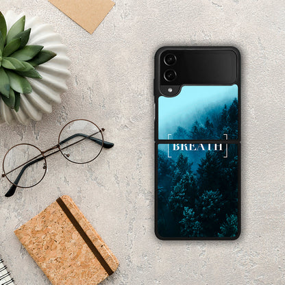 Quote Breath - Samsung Galaxy Z Flip4 θήκη