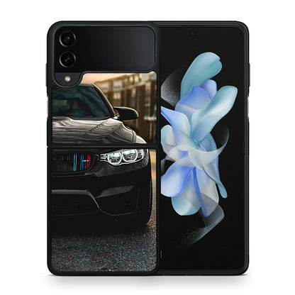 Θήκη Samsung Galaxy Z Flip4 M3 Racing από τη Smartfits με σχέδιο στο πίσω μέρος και μαύρο περίβλημα | Samsung Galaxy Z Flip4 M3 Racing case with colorful back and black bezels