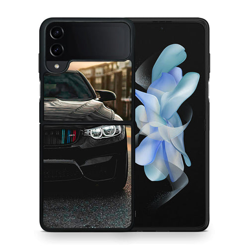 Θήκη Samsung Galaxy Z Flip4 M3 Racing από τη Smartfits με σχέδιο στο πίσω μέρος και μαύρο περίβλημα | Samsung Galaxy Z Flip4 M3 Racing case with colorful back and black bezels