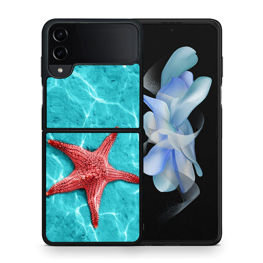 Red Starfish - Samsung Galaxy Z Flip4 θήκη