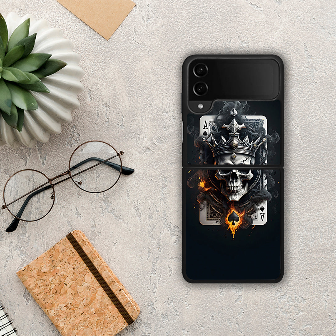 Skull King Ace - Samsung Galaxy Z Flip4 θήκη