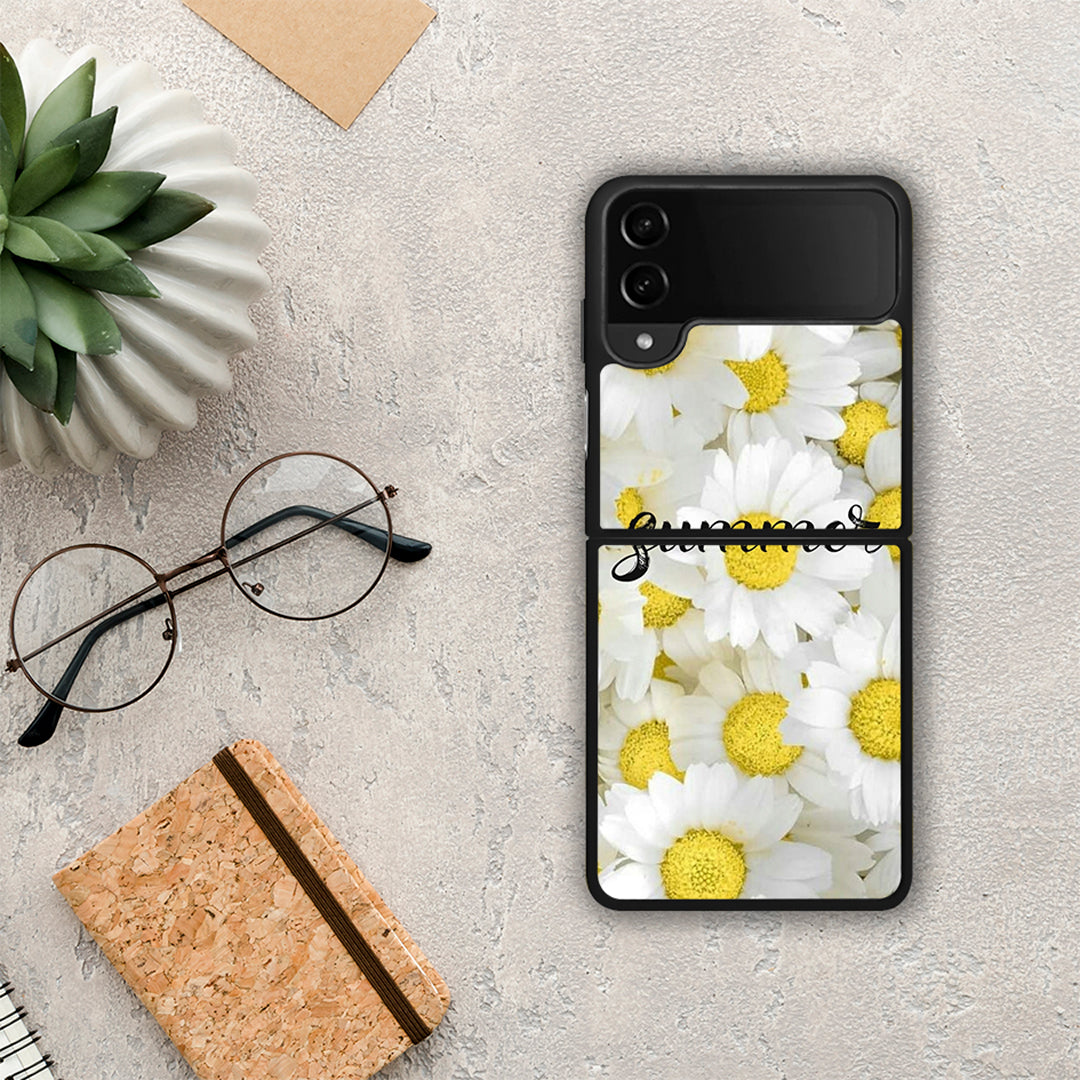 Summer Daisies - Samsung Galaxy Z Flip4 θήκη