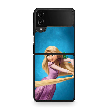 Samsung Galaxy Z Flip4 Tangled 2 Θήκη Αγίου Βαλεντίνου από τη Smartfits με σχέδιο στο πίσω μέρος και μαύρο περίβλημα | Smartphone case with colorful back and black bezels by Smartfits