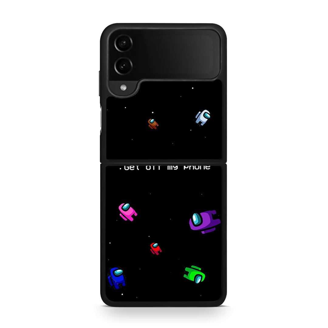 4 - Samsung Galaxy Z Flip4 AFK Text case, cover, bumper