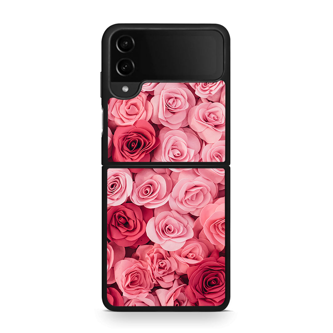 4 - Samsung Galaxy Z Flip4 RoseGarden Valentine case, cover, bumper