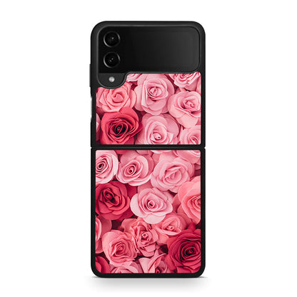 4 - Samsung Galaxy Z Flip4 RoseGarden Valentine case, cover, bumper