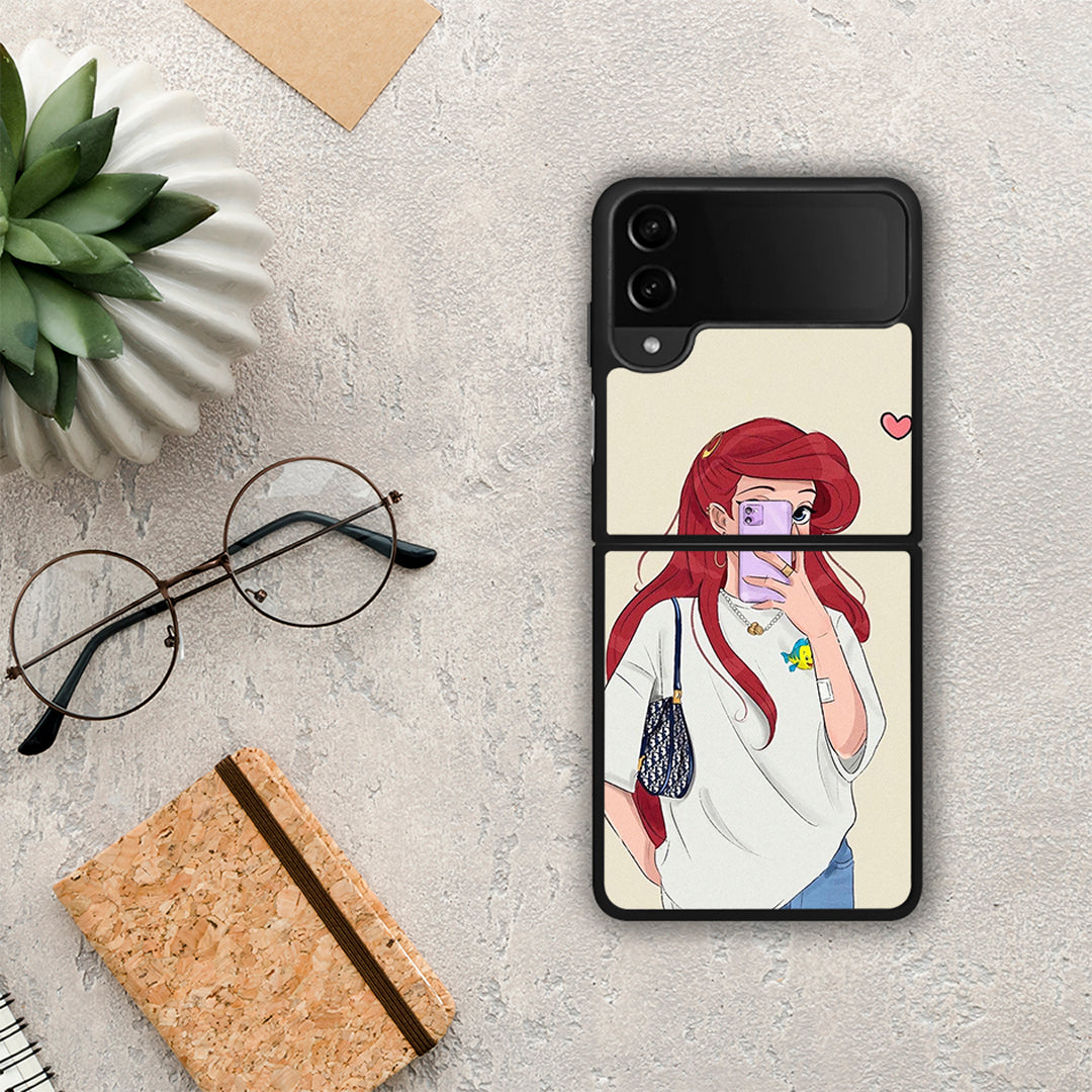 Walking Mermaid - Samsung Galaxy Z Flip4 θήκη