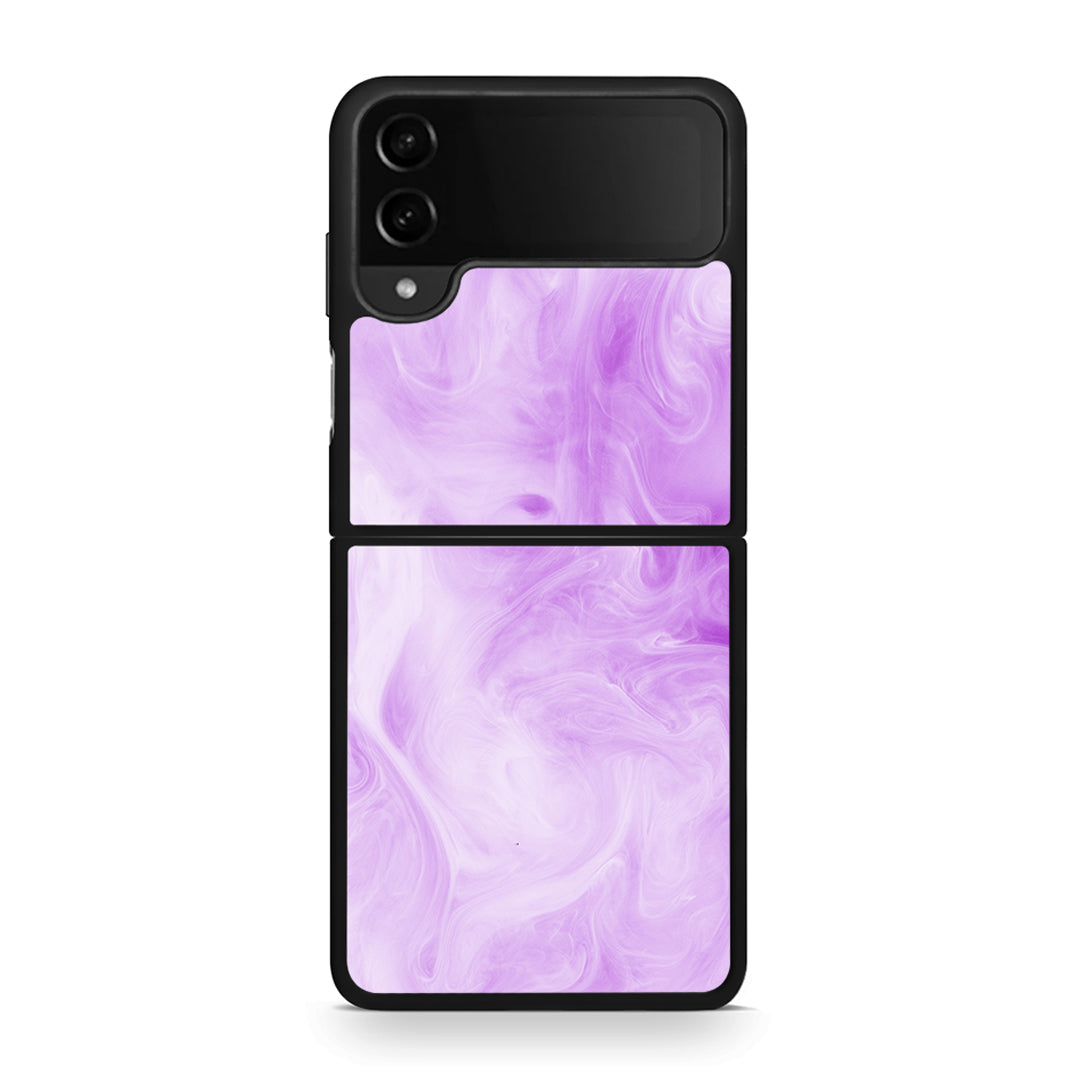 99 - Samsung Galaxy Z Flip4 Watercolor Lavender case, cover, bumper