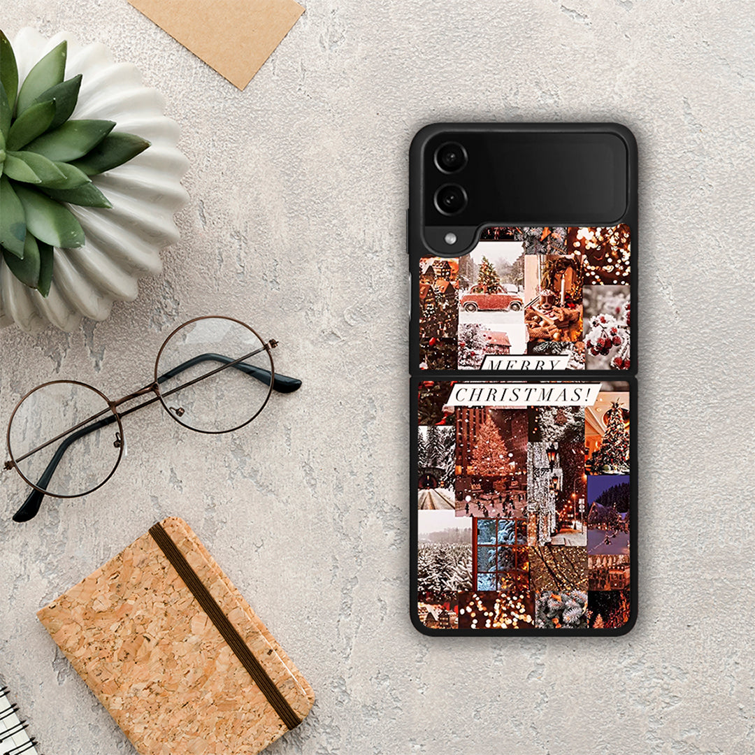 Xmas Collage - Samsung Galaxy Z Flip4 θήκη