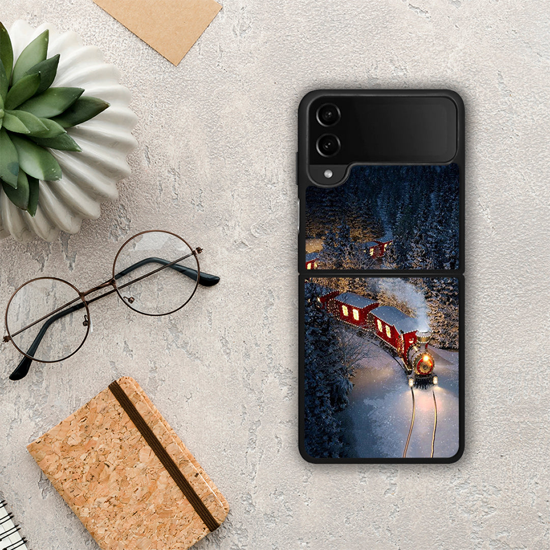 Xmas Train - Samsung Galaxy Z Flip4 θήκη