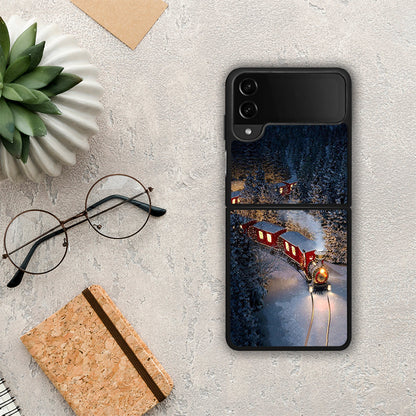 Xmas Train - Samsung Galaxy Z Flip4 θήκη