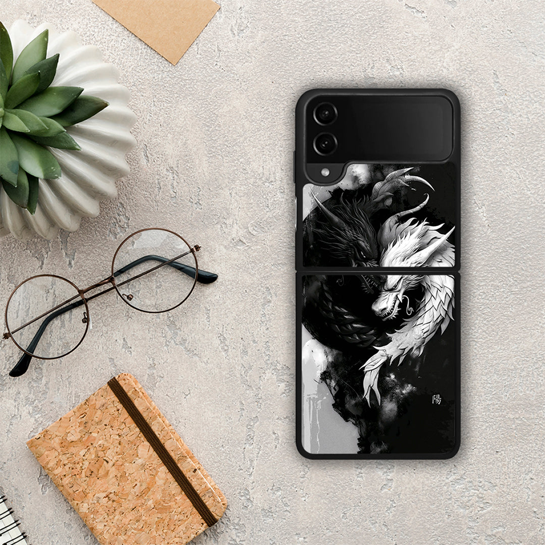 Yin Yang - Samsung Galaxy Z Flip4 θήκη