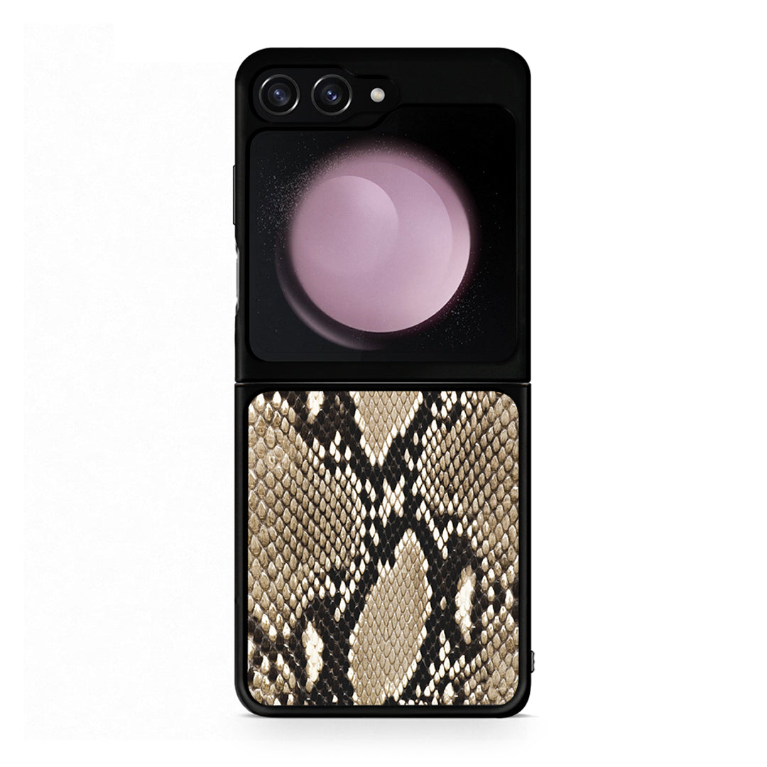 23 - Samsung Galaxy Z Flip5 Fashion Snake Animal case, cover, bumper