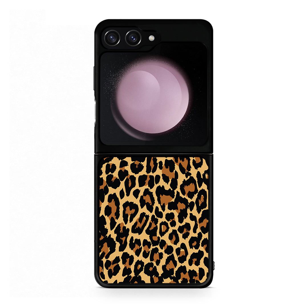 21 - Samsung Galaxy Z Flip5 Leopard Animal case, cover, bumper