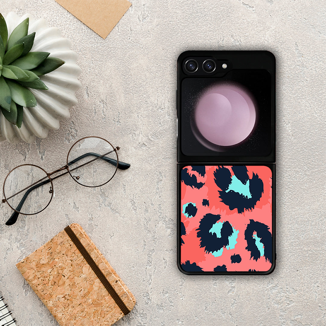 Animal Pink Leopard - Samsung Galaxy Z Flip5 θήκη