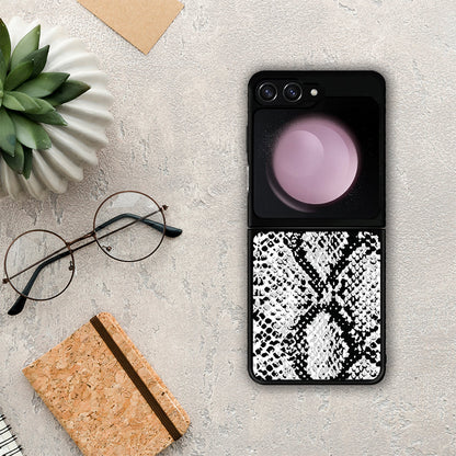Animal White Snake - Samsung Galaxy Z Flip5 θήκη