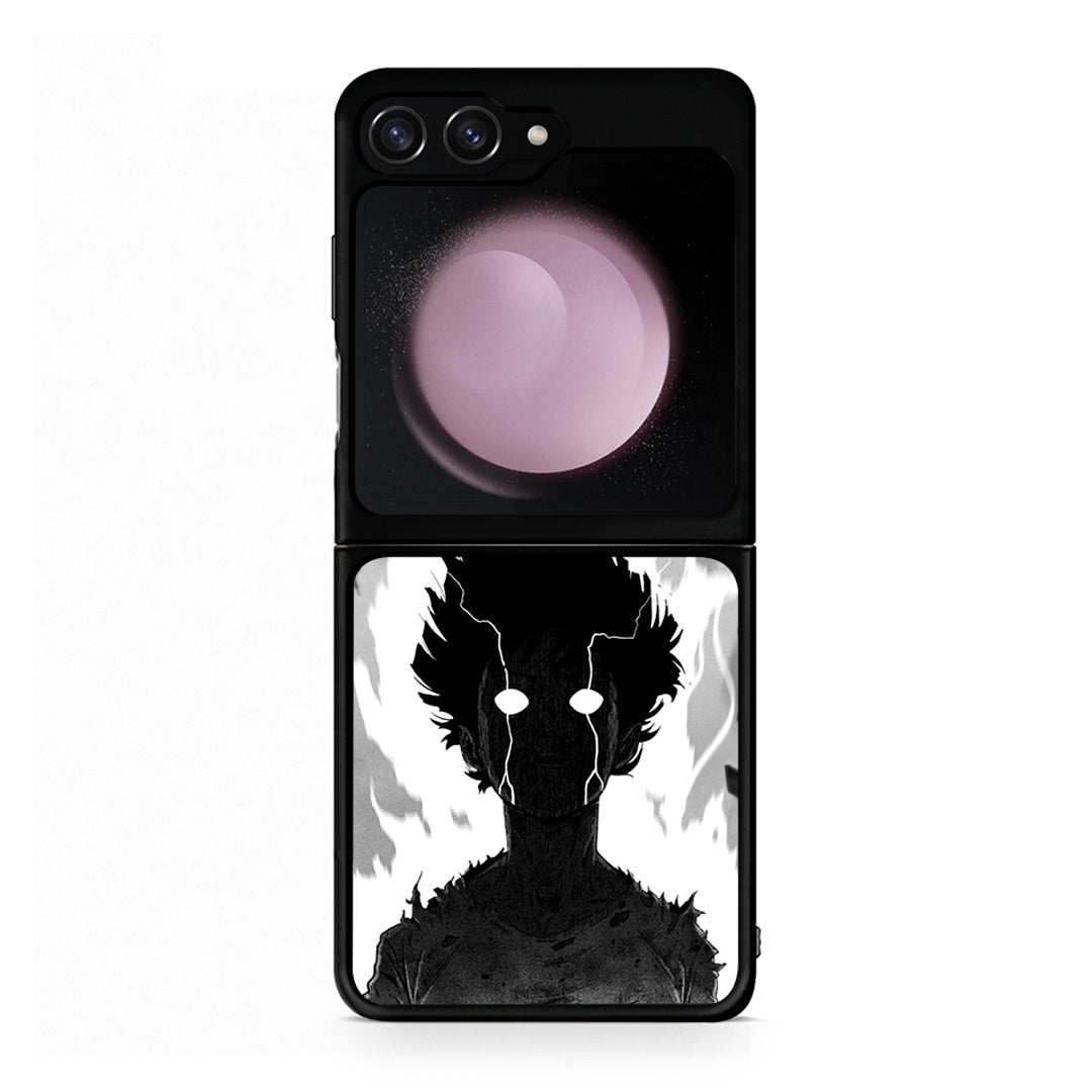 Samsung Galaxy Z Flip5 Anime Boy Θήκη από τη Smartfits με σχέδιο στο πίσω μέρος και μαύρο περίβλημα | Smartphone case with colorful back and black bezels by Smartfits