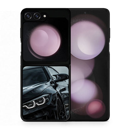 Θήκη Samsung Galaxy Z Flip5 Black BMW από τη Smartfits με σχέδιο στο πίσω μέρος και μαύρο περίβλημα | Samsung Galaxy Z Flip5 Black BMW case with colorful back and black bezels