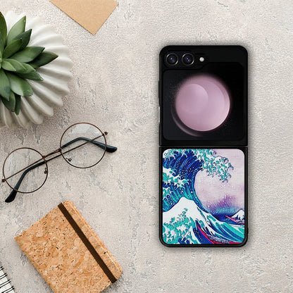 Blue Waves - Samsung Galaxy Z Flip5 θήκη