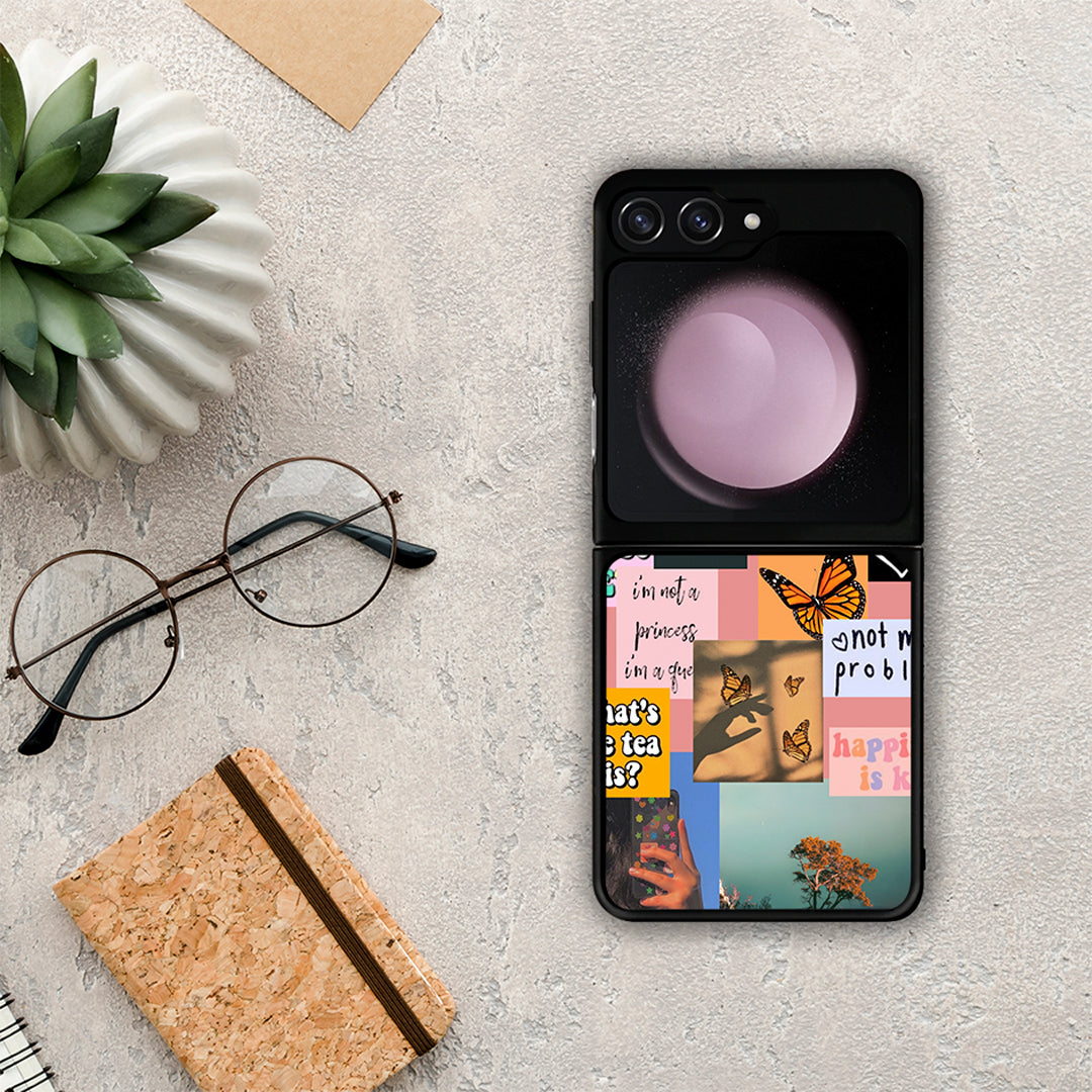 Collage Bitchin - Samsung Galaxy Z Flip5 θήκη