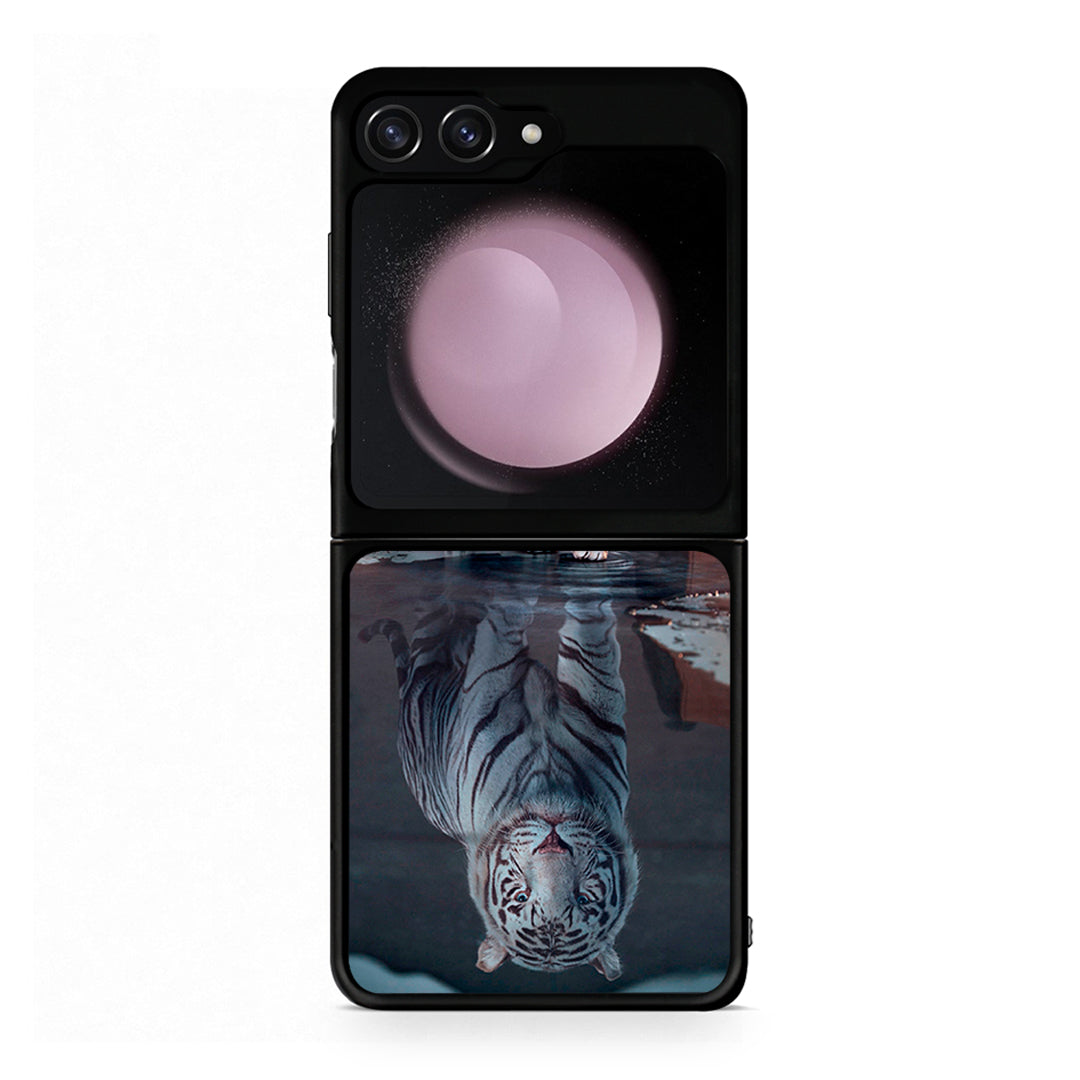 4 - Samsung Galaxy Z Flip5 Tiger Cute case, cover, bumper