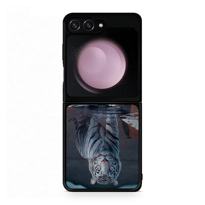 4 - Samsung Galaxy Z Flip5 Tiger Cute case, cover, bumper