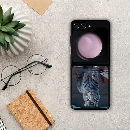 Cute Tiger - Samsung Galaxy Z Flip5 θήκη