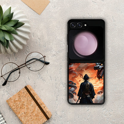 Dragons Fight - Samsung Galaxy Z Flip5 θήκη