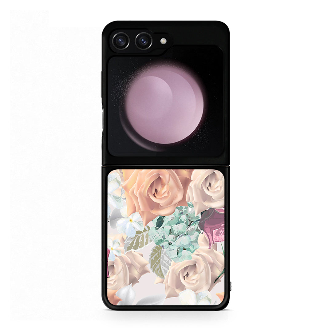 99 - Samsung Galaxy Z Flip5 Bouquet Floral case, cover, bumper